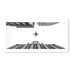 Looking Up Print Art Clock Canvas