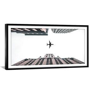Looking Up Print Art 50 x 25cm / Unframed Print Clock Canvas
