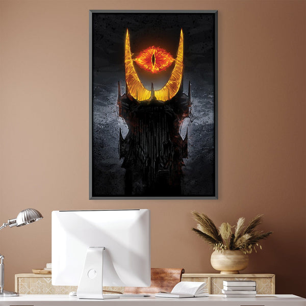 Lord of the Rings Tower Canvas Art 30 x 45cm / Unframed Canvas Print Clock Canvas
