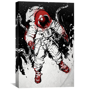 Lost in Darkness Canvas Art Clock Canvas