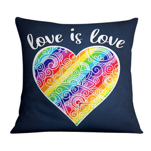Lovely Love Cushion Cushion Cushion Square Clock Canvas