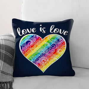 Lovely Love Cushion Cushion Cushion Square Clock Canvas