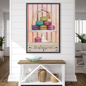 Macaroon Display Canvas Art Clock Canvas
