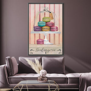 Macaroon Display Canvas Art Clock Canvas