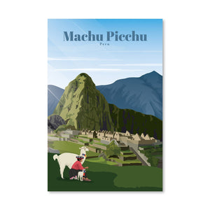 Machu Picchu Canvas - Studio 324 Art Clock Canvas