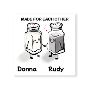 Made for Each Other Canvas Art Clock Canvas