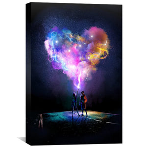 Magic Love Canvas Art Clock Canvas