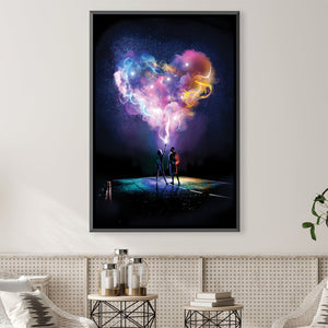 Magic Love Canvas Art Clock Canvas