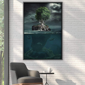 Magic Tree Canvas Art Clock Canvas