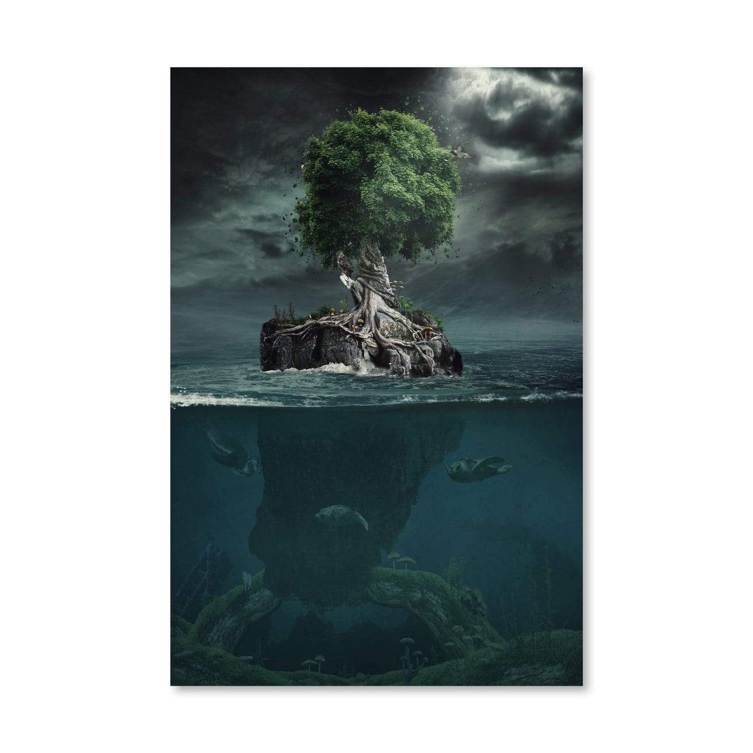 Magic Tree Canvas Art Clock Canvas