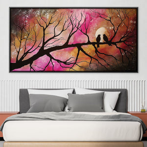 Majestic Canvas Art 50 x 25cm / Unframed Canvas Print Clock Canvas