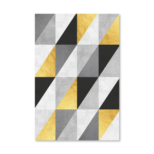 Marble and Gold Art I Canvas Art Clock Canvas