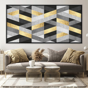 Marble and Gold Art IV Canvas Art Clock Canvas