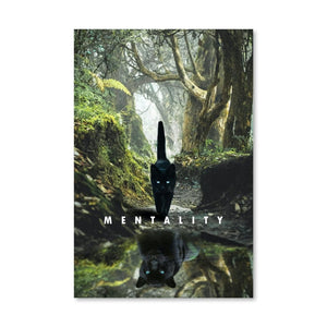 Mentality Canvas Art Clock Canvas