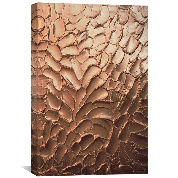 16x20 textured copper foil artwork. Copper wall art textured artwork metallic artwork copper fashion metallic artwork