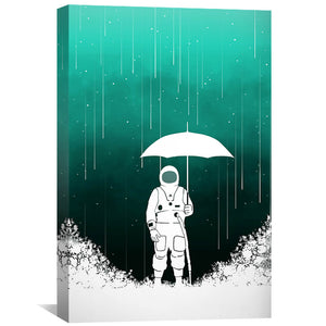 Meteor Shower Canvas Art 30 x 45cm / Unframed Canvas Print Clock Canvas