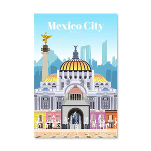 Mexico Canvas - Studio 324 Art Clock Canvas