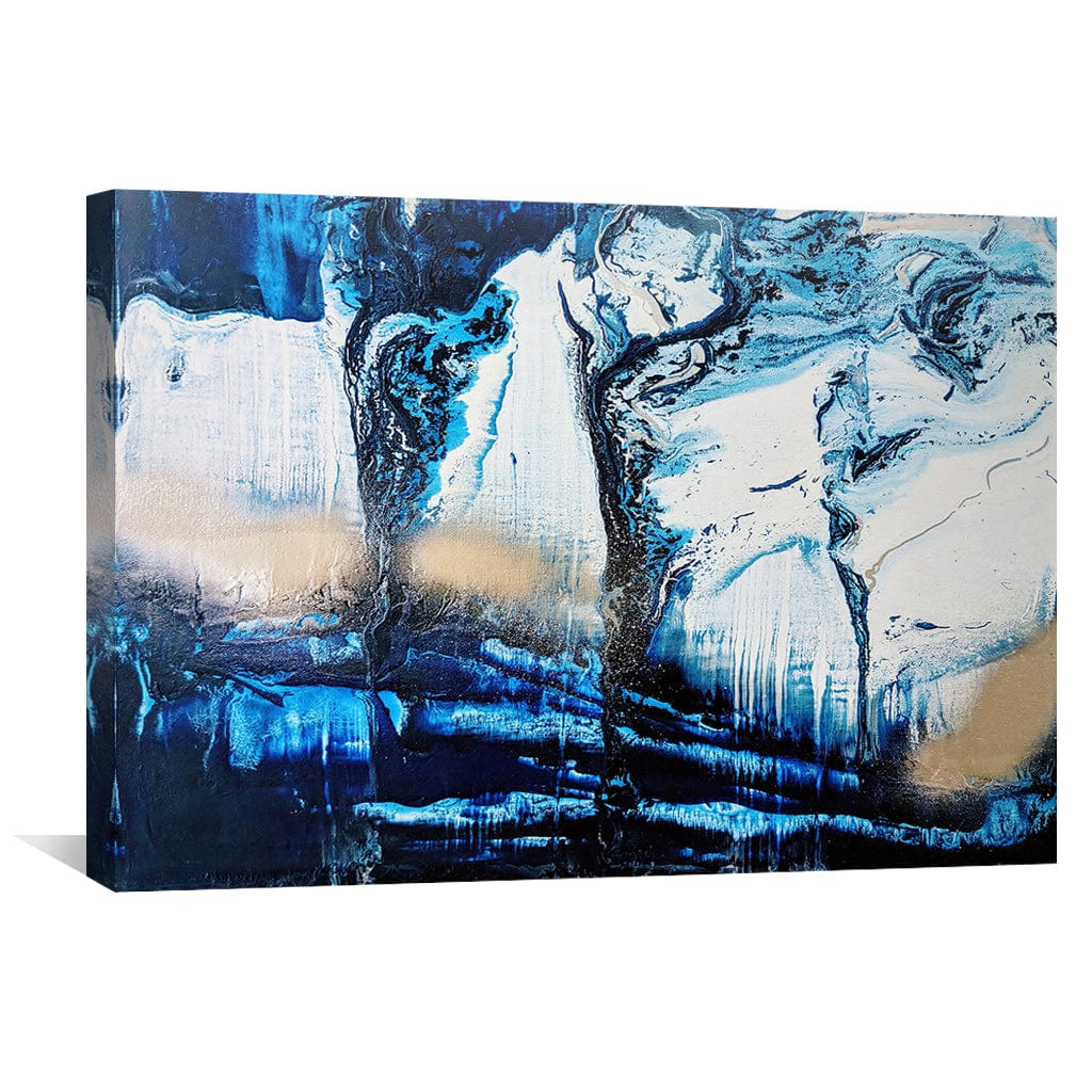 Midnight Waters Canvas Art Clock Canvas