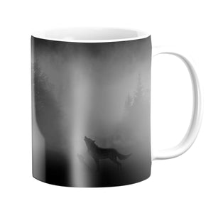 Midnight Wolves Mug Mug White Clock Canvas