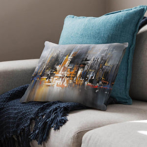Millennium Cityscape Cushion Cushion Cushion Landscape Clock Canvas