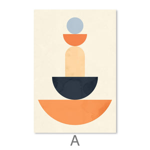 Minimal Architecture I Canvas Art Clock Canvas