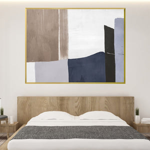 Minimal Emote Canvas Art Clock Canvas