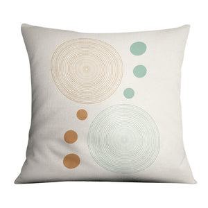 Minimal Shapes A Cushion Cushion 45 x 45cm Clock Canvas