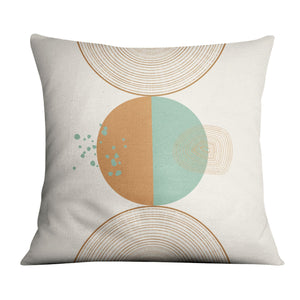 Minimal Shapes C Cushion Cushion 45 x 45cm Clock Canvas