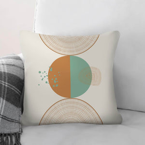 Minimal Shapes C Cushion Cushion 45 x 45cm Clock Canvas