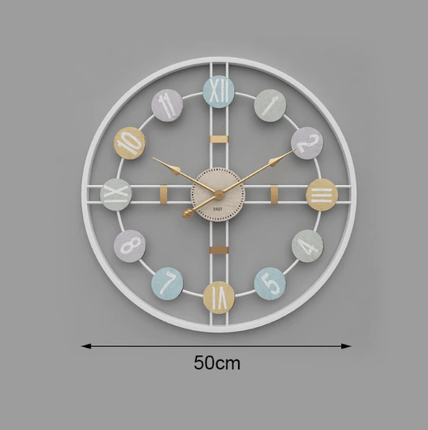 Modena Clock White / 50cm Clock Canvas