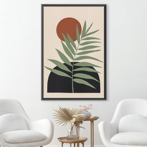 Modern Floral Set 1 Canvas Art 30 x 45cm / Unframed Canvas Print Clock Canvas