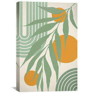 Modern Floral Set 11 Canvas Art Clock Canvas