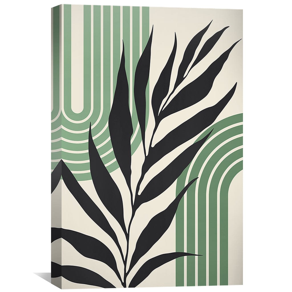 Modern Floral Set 12 Canvas Art Clock Canvas