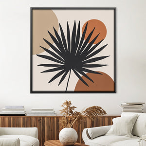 Modern Floral Set 13 Canvas Art 30 x 30cm / Unframed Canvas Print Clock Canvas