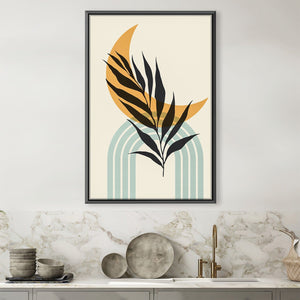 Modern Floral Set 6 Canvas Art 30 x 45cm / Unframed Canvas Print Clock Canvas