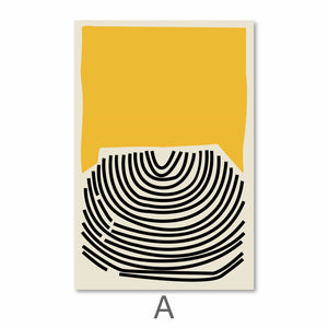 Modern Ocean Canvas Art A / 40 x 50cm / No Board - Canvas Print Only Clock Canvas