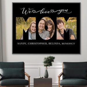 Moms Gift Canvas Art Clock Canvas
