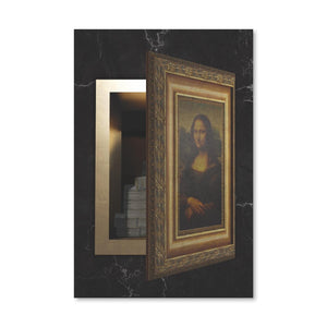 Mona Money Canvas Art Clock Canvas