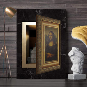 Mona Money Clock Canvas