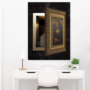 Mona Money Clock Canvas