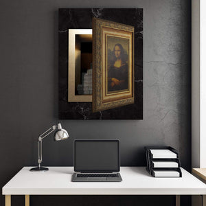 Mona Money Clock Canvas