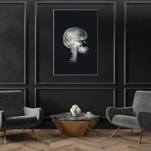 Money Mind X-ray Clock Canvas