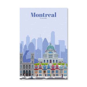 Montreal Canvas - Studio 324 Art Clock Canvas