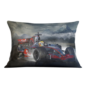 Mountain Racing Cushion Cushion 48 x 33cm Clock Canvas