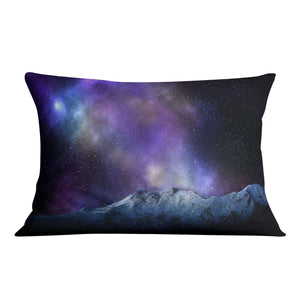 Mountain s and Stars Cushion Cushion 48 x 33cm Clock Canvas