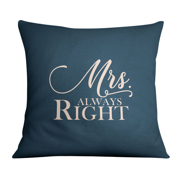 Mr and Mrs 18x18 Linen Pillow Set - Pillow Decor