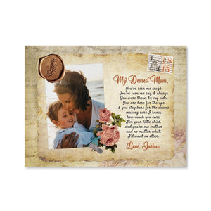 My Dearest Mom Canvas Art Clock Canvas
