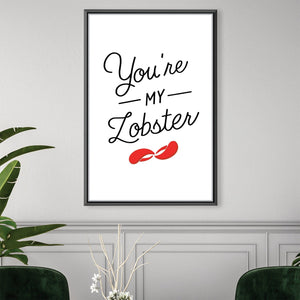 My Lobster Canvas Art Clock Canvas