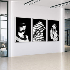 Mystery Woman Canvas Art Clock Canvas