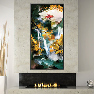 Mystic Flows Canvas Art Clock Canvas